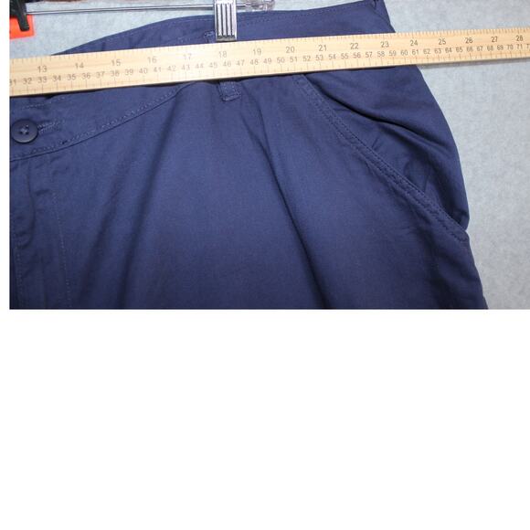 Woman Within NWT, Blue Button/Zip Pants Size 30W - Picture 4 of 5
